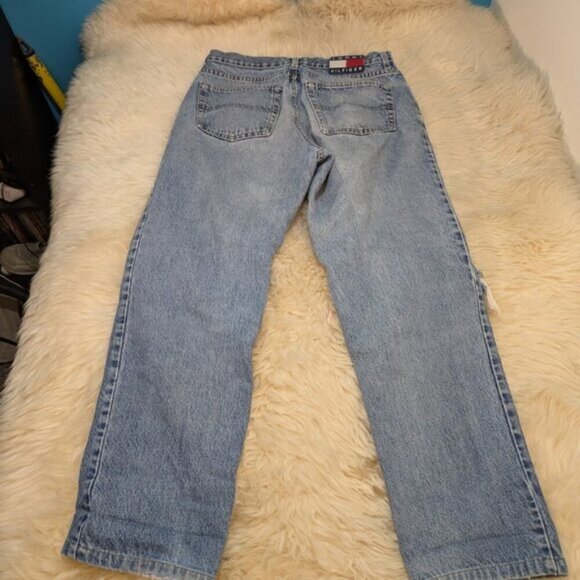 Vintage Tommy Hilfiger Tommy Jeans 90's Men Size 33 Distressed - Picture 13 of 15